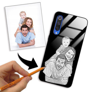 Etui Glass do XIAOMI Mi 9SE Rysunek Własne Foto