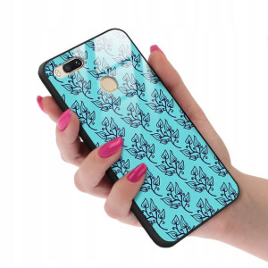 Etui GLASS do XIAOMI MI A1 Kwiaty Wiosenne Wzory