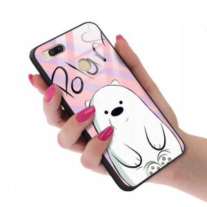 Etui Glass do XIAOMI MI A1 We Bare Bears Top Wzory