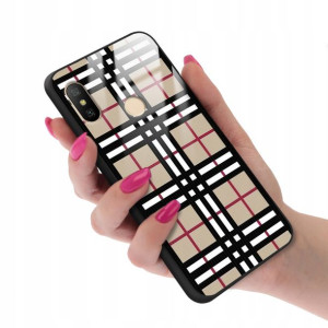 Etui GLASS do XIAOMI MI A2 LITE Case Kratka Wzory
