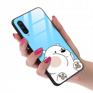 Etui Glass do XIAOMI Mi A3 LITE Bare Bears Wzory