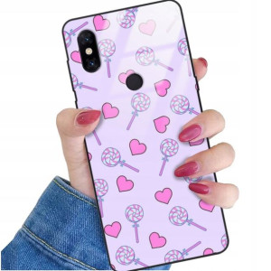 Etui Glass do XIAOMI MI MIX 3 Case Słodkie Wzory