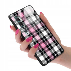 Etui GLASS do XIAOMI MI NOTE 10 Case Kratka Wzory