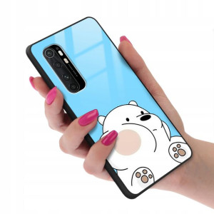 Etui Glass do XIAOMI MI NOTE 10 LITE Bears Wzory