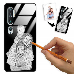 Etui Glass do XIAOMI MI NOTE 10 Rysunek Rysunek