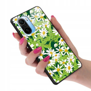 Etui GLASS do XIAOMI POCO F3 Kwiaty Wiosenne Wzory