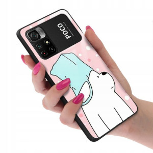 Etui Glass do XIAOMI POCO M4 PRO 5G Bears Wzory