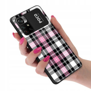 Etui GLASS do XIAOMI POCO M4 PRO 5G Kratka Wzory
