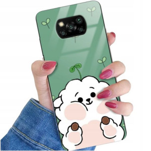 Etui Glass do XIAOMI POCO X3 NFC Słodkie Top Wzory