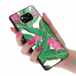 Etui GLASS do XIAOMI POCO X3 PRO Kwiatowe Wzory
