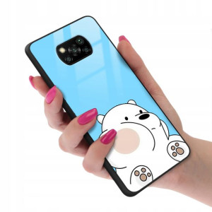 Etui Glass do XIAOMI POCO X3 We Bare Bears Wzory