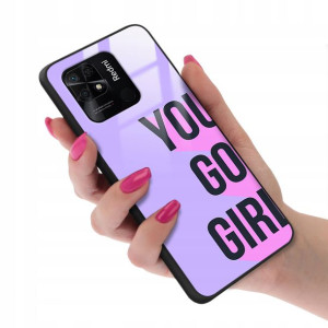 Etui Glass do XIAOMI REDMI 10C 4G Kobiece Wzory
