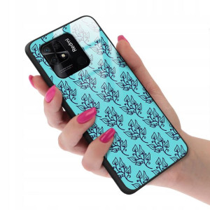 Etui GLASS do XIAOMI REDMI 10C 4G Kwiatowe Wzory