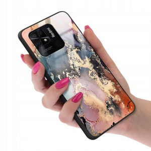 Etui Glass do XIAOMI REDMI 10C 4G Marmurki Wzory