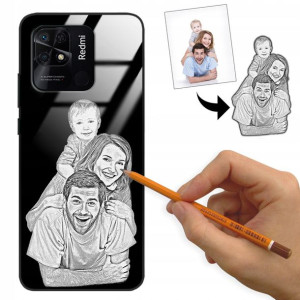 Etui Glass do XIAOMI REDMI 10C 4G Rysunek Rysunek