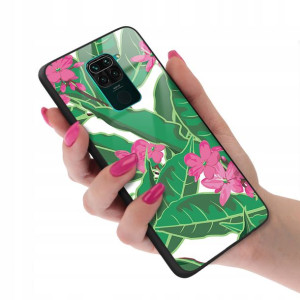 Etui GLASS do XIAOMI REDMI 10X 4G Kwiatowe Wzory