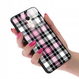 Etui GLASS do XIAOMI REDMI 5 Kratka Pattern Wzory