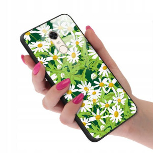 Etui GLASS do XIAOMI REDMI 5 Kwiaty Wiosenne Wzory