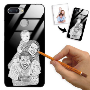 Etui Glass do XIAOMI REDMI 6 Rysunek Własne Foto