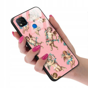 Etui Glass do XIAOMI REDMI 9C Aniołki Angel Wzory