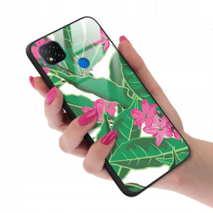 Etui GLASS do XIAOMI REDMI 9C Kwiaty Wiosna Wzory