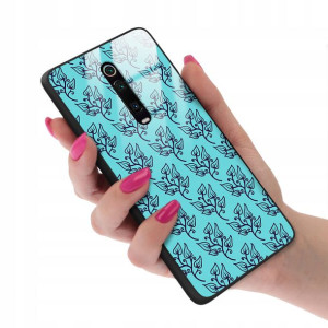 Etui GLASS do XIAOMI REDMI K20 Kwiaty Wiosna Wzory