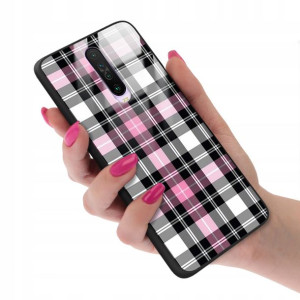 Etui GLASS do XIAOMI REDMI K30 Case Kratka Wzory