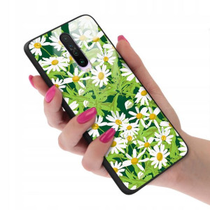 Etui GLASS do XIAOMI REDMI K30 Kwiaty Wiosna Wzory