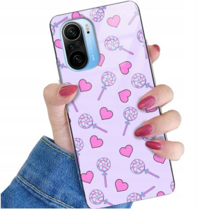 Etui Glass do XIAOMI REDMI K40 Case Słodkie Wzory
