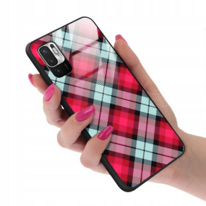 Etui GLASS do XIAOMI REDMI NOTE 10 5G Kratka Wzory
