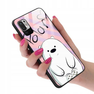 Etui Glass do XIAOMI REDMI NOTE 10S Bears Wzory