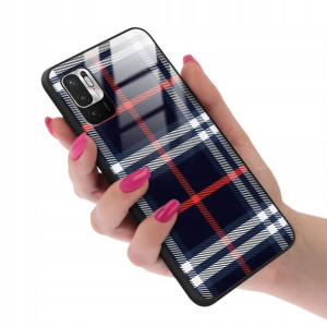 Etui GLASS do XIAOMI REDMI NOTE 10S Kratka Wzory