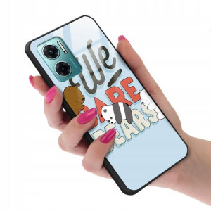 Etui Glass do XIAOMI REDMI NOTE 11E Bears Wzory