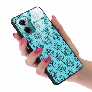 Etui GLASS do XIAOMI REDMI NOTE 11E Kwiatowe Wzory