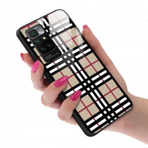 Etui GLASS do XIAOMI REDMI NOTE 11s Kratka Wzory