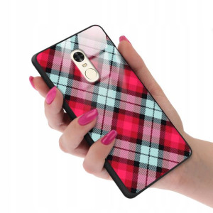 Etui GLASS do XIAOMI REDMI NOTE 4 Kratka Top Wzory