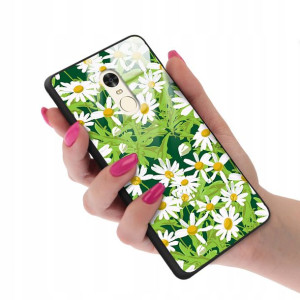 Etui GLASS do XIAOMI REDMI NOTE 4 Kwiatowe Wzory