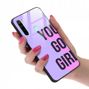 Etui Glass do XIAOMI REDMI NOTE 8 Kobiece Wzory