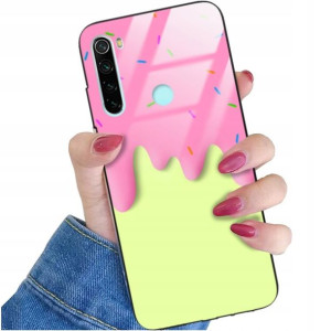 Etui Glass do XIAOMI REDMI NOTE 8 Słodkie Wzory