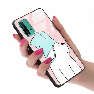 Etui Glass do XIAOMI REDMI NOTE 9 4G Bears Wzory