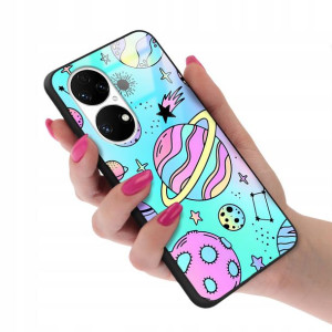 Etui Glass Szklane Do HUAWEI P50 Wakacyjne Wzory