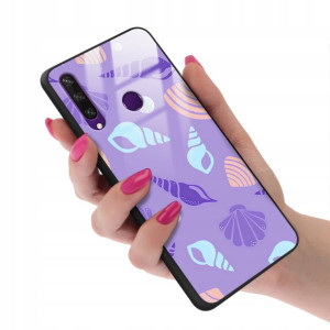 Etui Glass Szklane Do HUAWEI Y6P Wakacyjne Wzory