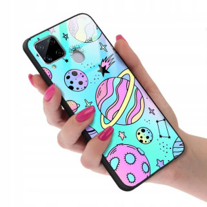 Etui Glass Szklane Do REALME C15 Wakacyjne Wzory