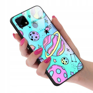 Etui Glass Szklane Do REALME C25 Wakacyjne Wzory