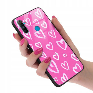 Etui Glass Szklane Do REALME C3 Wakacyjne Wzory