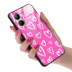 Etui Glass Szklane Do REALME C33 Wakacyjne Wzory