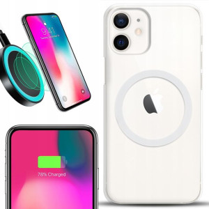 Etui Grube 2mm + Magsafe BIAŁY do IPHONE 12 MINI