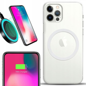 Etui Grube 2mm + Magsafe BIAŁY do IPHONE 12 PRO