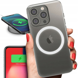 Etui Grube 2mm + Magsafe BIAŁY do IPHONE 14 PRO