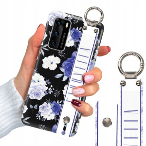Etui Grube 2mm + Pasek do HUAWEI P40 Luksusowe Wz